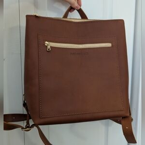 Portland Leather Classic Toe Backpack Honey PLG